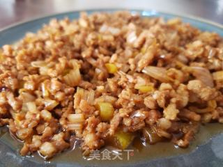 香葱炒肉末的做法步骤：5