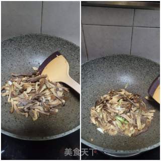 瘦肉炒鹿茸菇的做法步骤：7
