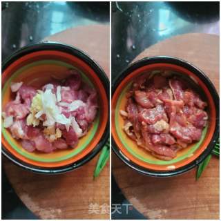 瘦肉炒鹿茸菇的做法步骤：4