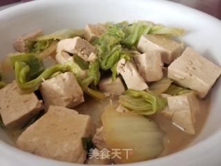 白菜炖豆腐的做法步骤：11