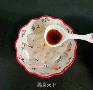 玉子豆腐蒸虾仁的做法步骤：4