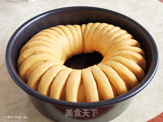 南瓜花生酱大面包（一次发酵）的做法步骤：7