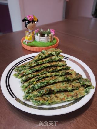 蔓菁鸡蛋煎饼的做法步骤：9
