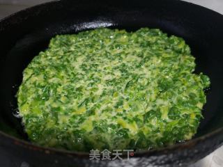 蔓菁鸡蛋煎饼的做法步骤：6