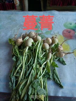 蔓菁鸡蛋煎饼的做法步骤：1