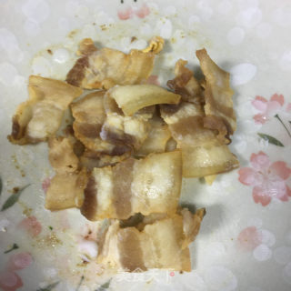 五花肉炒芥菜的做法步骤：3