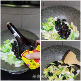 大葱炒黑木耳肉片的做法步骤：10
