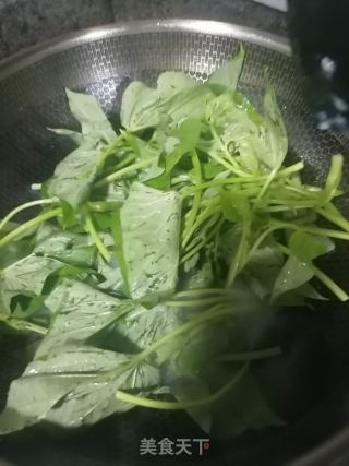 蒜香红薯叶的做法步骤：3