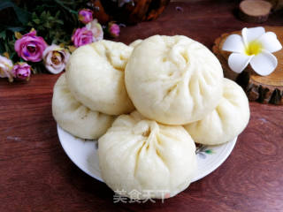 桂花芝麻红糖包的做法步骤：11