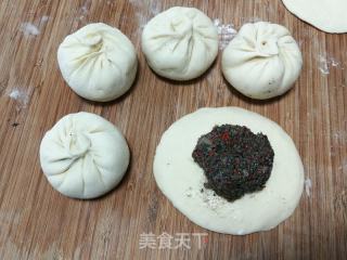 桂花芝麻红糖包的做法步骤：8