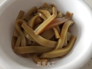 芥末花生芝麻酱绿豆浑浆凉粉的做法步骤：3