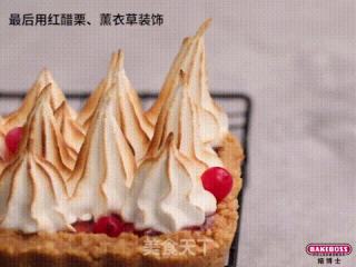 德式雪山派，落日余晖中的皑皑雪山的做法步骤：4