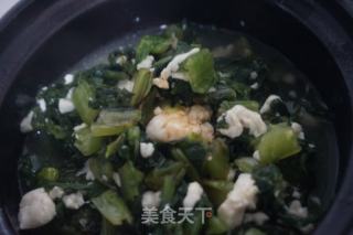 莴笋叶豆腐煲的做法步骤：8