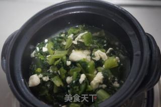 莴笋叶豆腐煲的做法步骤：6