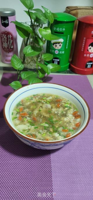肉片杞子汤的做法步骤：10