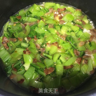 腊肠芥菜焖饭的做法步骤：11