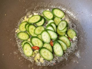 荷兰黄瓜炒鸡蛋的做法步骤：6