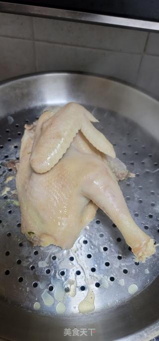 隔水蒸鸡的做法步骤：8