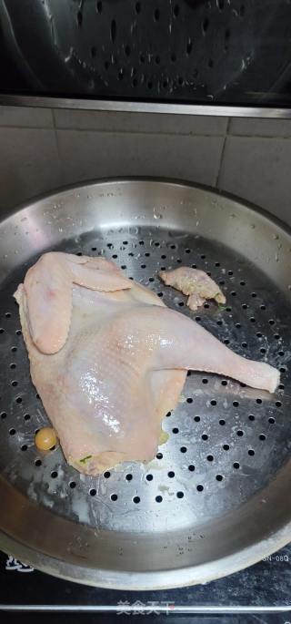 隔水蒸鸡的做法步骤：7