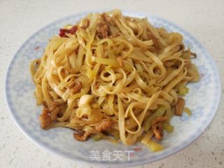 白萝卜丝肉丝卤面的做法步骤：14