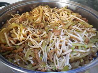 白萝卜丝肉丝卤面的做法步骤：11