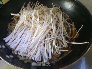 白萝卜丝肉丝卤面的做法步骤：9