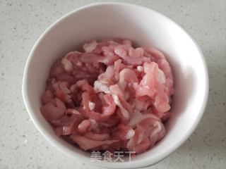白萝卜丝肉丝卤面的做法步骤：2