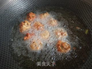 炸莲藕丸子的做法步骤：7