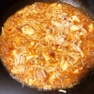 碎肉水豆腐的做法步骤：5