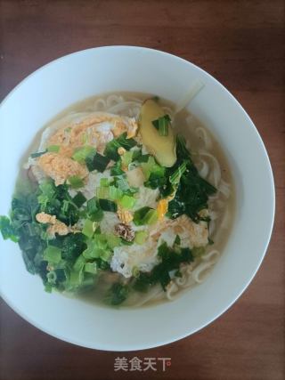 芹菜鸡蛋汤面的做法步骤：11