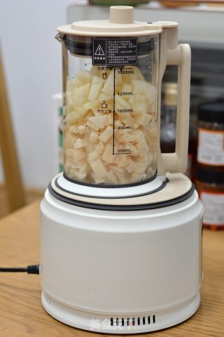 雪梨莲藕糊的做法步骤：5