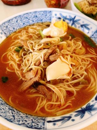 榨菜肉丝面的做法步骤：15