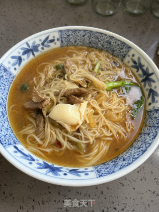 榨菜肉丝面的做法步骤：11