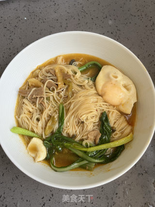 榨菜肉丝面的做法步骤：10