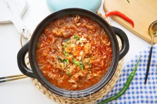 酱香羊肉粉丝煲的做法步骤：9