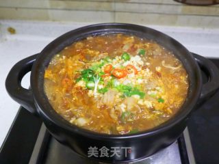 酱香羊肉粉丝煲的做法步骤：7