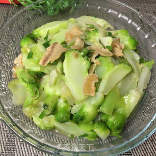 油渣炒儿菜的做法步骤：9