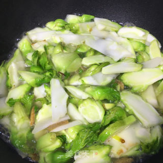油渣炒儿菜的做法步骤：7