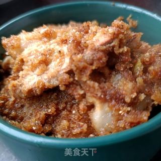 粉蒸回锅肉的做法步骤：13