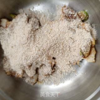 粉蒸回锅肉的做法步骤：7