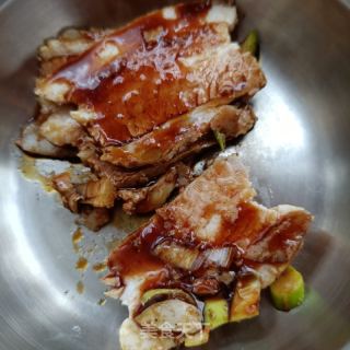 粉蒸回锅肉的做法步骤：5