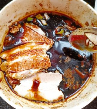 粉蒸回锅肉的做法步骤：4