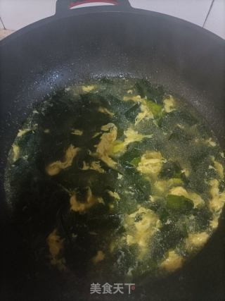 海裙带蛋花汤的做法步骤：9