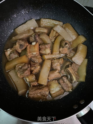 魔芋烧排骨的做法步骤：12