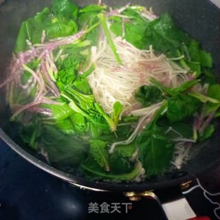 菠菜拌金针菇的做法步骤：10