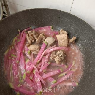 花心萝卜炖羊排的做法步骤：10