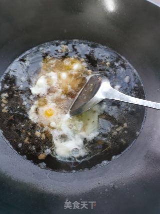 鸡蛋青菜肉末面的做法步骤：8