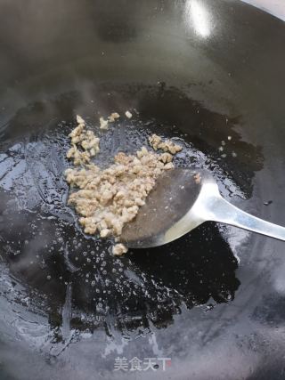 鸡蛋青菜肉末面的做法步骤：5