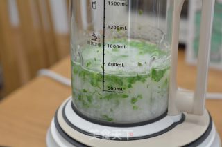 肉松山药青菜粥的做法步骤：5