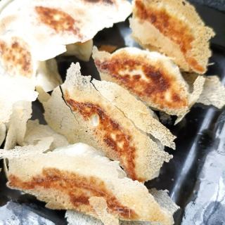 冰花荠菜煎饺的做法步骤：19